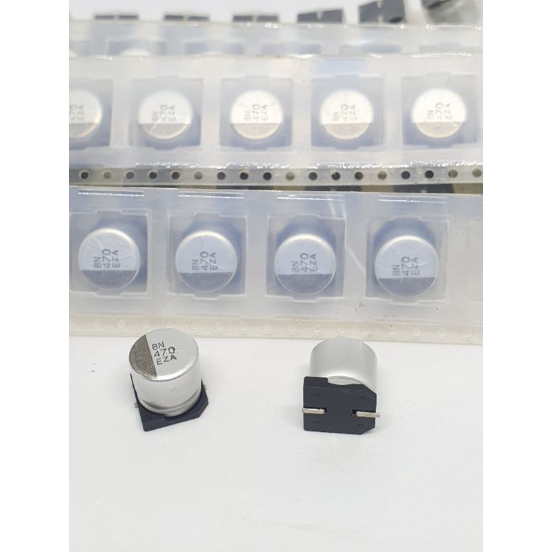 capacitor-กระป๋องเงิน-smd-470uf50v-470uf-35v-16v-10v