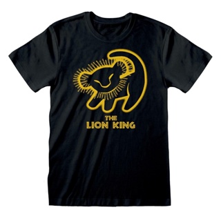 เสื้อยืด ผ้าฝ้าย 100% พิมพ์ลาย The Lion King Maglietta Simba คุณภาพดี สําหรับผู้ชายS-5XL_05