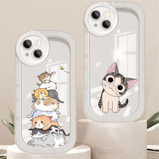 เคสโทรศัพท์มือถือ ลายตาแมวน่ารัก สีดํา สําหรับ IPhone 14 13 12 11 Promax 14Plus Mini X XS XR XSMAX 6 6s 5 5S 6plus 6splus 7 8 SE2020 7plus 8Plus