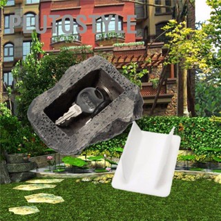 Fake Rock Key Hider กันน้ำ กันฝุ่น รูปทรงเหมือนจริง Safe Stone Box for Home PLUTOSTYLE