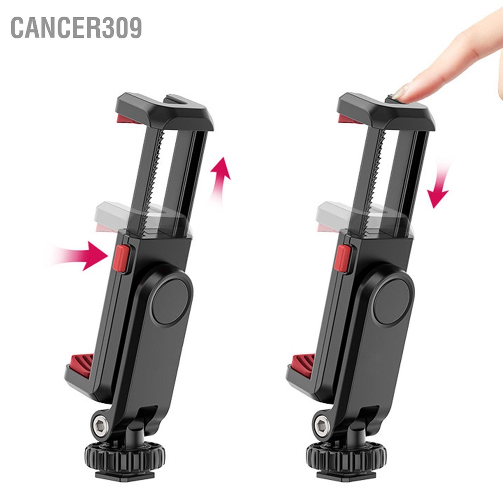 cancer309-อุปกรณ์เมาท์ขาตั้งโทรศัพท์มือถือ-หมุนได้-360-องศา-พร้อมพอร์ตเสียบแฟลช-แบบสองหัว-สําหรับไลฟ์สด