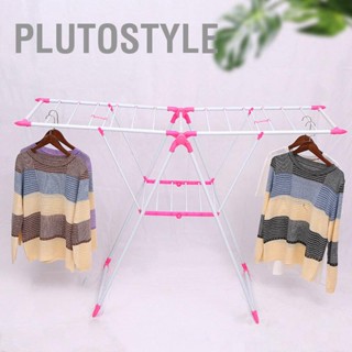 Plutostyle ราวตากผ้า แบบพับได้ ประหยัดพื้นที่ สําหรับตากผ้า ระเบียง กลางแจ้ง