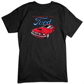 Sanc6 {พร้อมส่ง} เสื้อยืดแขนสั้นลําลอง ผ้าฝ้าย 100% พิมพ์ลายรถยนต์ President Of Ford Mustang พลัสไซซ์ ของขวัญวันเกิด สํา