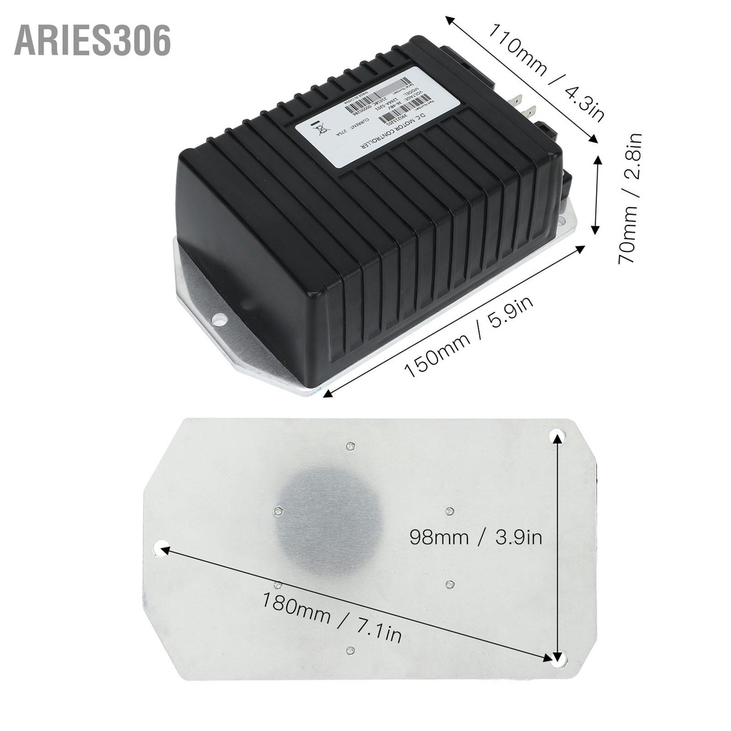 aries306-รถกอล์ฟควบคุมมอเตอร์-1266a-5201-36v-48v-275a-หน่วยควบคุมความเร็วสำหรับยานพาหนะอเนกประสงค์ขนาดเล็ก