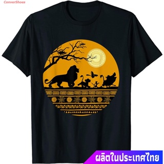 เสื้อยืดแขนสั้น Disney The Lion King Halloween Circle T-Shirt Short sleeve T-shirts ชุดลำลอง_05