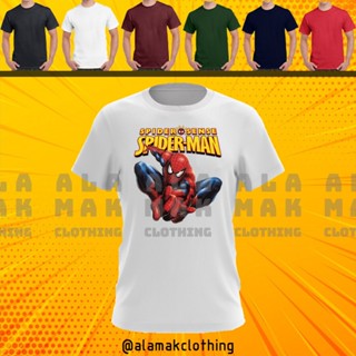 PROMOSI HEBAT  MARVEL STUDIO SPIDERMAN THE AVENGERS CARTOON BAJU LELAKI PEREMPUAN T SHIRT!! 100% COTTON_08