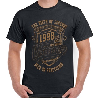 Mens T-Shirts all-match casual 22nd Birthday s Funny The Birth Of Legends 1998 22 Year Old Present 626394_03