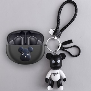 Huawei FreeBuds 5i Case Kaws Creative Cartoon Bear Keychain Pendant Huawei FreeBuds 5i Silicone Soft Case Protective Cover Cute Pug Pendant Huawei FreeBuds 5i Cover Soft Case Shockproof Case Protective Cover