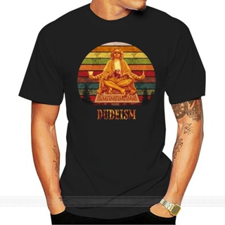 Tee The Big Lebowski Buddha Dudeism Vintage T-Shirt cotton tshirt men summer fashion t-shirt euro size_04