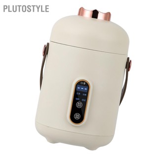  PLUTOSTYLE ถ้วยไฟฟ้าแบบพกพาขนาดเล็กมัลติฟังก์ชั่นรักษาสุขภาพถ้วยสตูว์ไฟฟ้าหม้อไฟฟ้าสำนักงานสำหรับนมโจ๊กน้ำเดือด