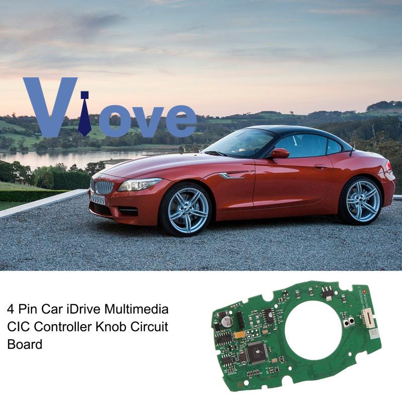 ลูกบิดแผงวงจรควบคุมมัลติมีเดียรถยนต์-4-pin-สําหรับ-bmw-3-series-x5-z4-x6-5-series-x1-e-chassis