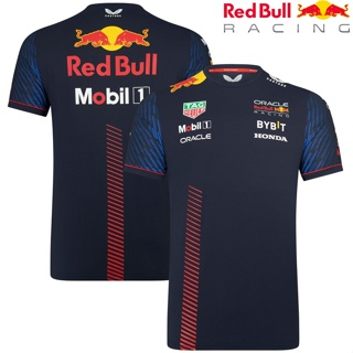 เสื้อกีฬาแขนสั้น ลายทีมแข่งขัน F1 และเสื้อเจอร์ซีย์ Red Bull Team F1 เหมาะกับฤดูร้อน สําหรับผู้ชาย และผู้หญิง 2023