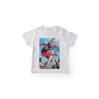 Ltfkputm1231 เสื้อยืดแขนสั้น พิมพ์ลาย The Rise Of Ultraman สีขาว สําหรับเด็ก 30s_05