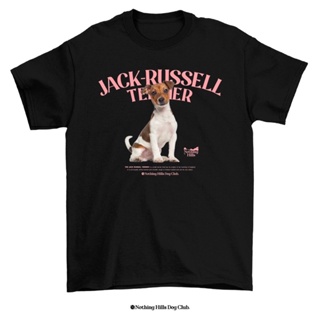 เสื้อยืดลาย JACK-RUSSELL TERRIER (แจ็ครัสเซล เทอร์เรีย) Classic Cotton Unisex by 【Nothing Hills】_02