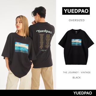Yuedpao Limited Collection ฉลองครบรอบ 4 ปี รับประกันไม่ย้วย 2 ปี เสื้อยืดโอเวอร์ไซส์ The Journey 4Year Vintage สี B_04