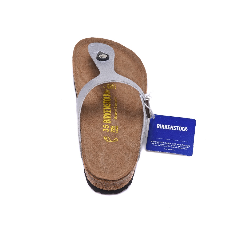 original-birkenstock-gizeh-mens-female-classic-cork-silver-snakeskin-slippers-34-46