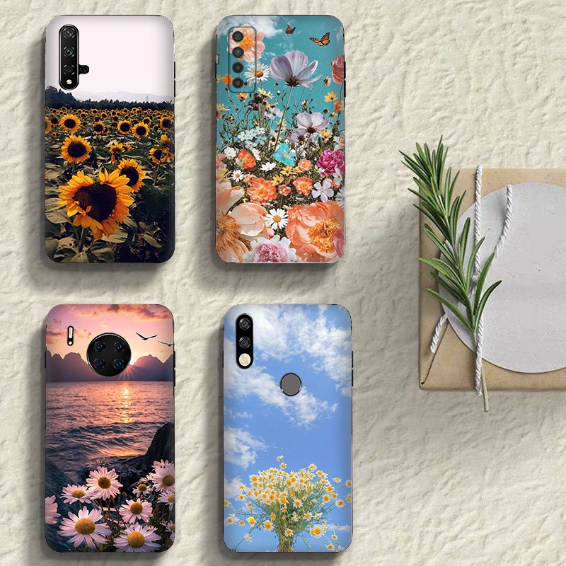 เคสโทรศัพท์ซิลิโคน-ลายดอกไม้-สําหรับ-redmi-8a-9a-9c-9t-9c-nfc-10x-10-10c
