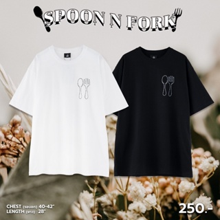 Urthe - เสื้อยืดสกรีนลาย รุ่น SPOON N FORK_04