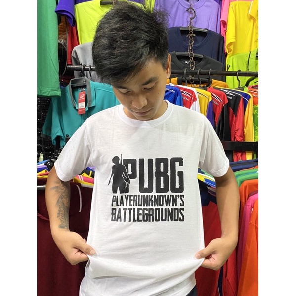 pubg-เสื้อpubg-พับจี-เสื้อแฟชั่นผู้ชาย-เสื้อยืดลาย-สีดำ-ขาว-แดง-นำ้เงิน-03