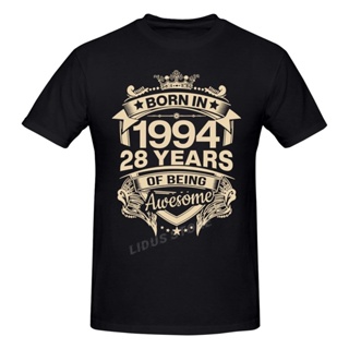 Born In 1994 28 Years For 28th Birthday Gift T shirt Gildan T-shirt 100% Cotton a birthday present_03