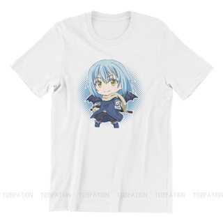 Crew Neck T-Shirt Round Casual Cotton Short Sleeve Printed Anime Print That Time I Got Reincarnated As A Slime Veld_01