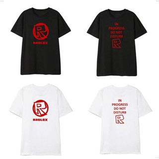 ย้อนยุคเสื้อยืดแขนสั้น พิมพ์ลาย ROBLOX ทรงหลวม สไตล์สตรีท แฟชั่นบอททอม สําหรับผู้ชาย และผู้หญิงS-5XL_03