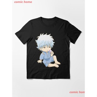 New Gintama - Sakata Gintoki Essential T-Shirt เสื้อยืดพิมพ์ลายการ์ตูนมังงะ ดผ้าเด้ง คอกลม cotton แฟชั่น sale Unise_07