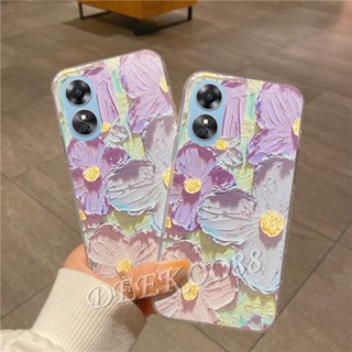 ใหม่ เคสโทรศัพท์มือถือ TPU นิ่ม กันกระแทก ลายดอกไม้ โรแมนติก แฟชั่น สําหรับ OPPO Reno8 T Reno 8 8T 4G 5G 2023 Reno8T