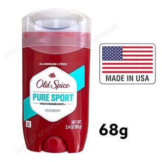 Old Spice High Endurance Pure Sport Scent Deodorant for Men 2.4 Oz  (68g).