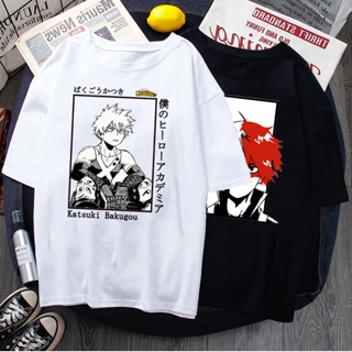 HOT Japanese Anime My Hero Academia T Shirt Women Kawaii Summer Tops Cartoon Graphic Tees Unisex Tshirt Female_04