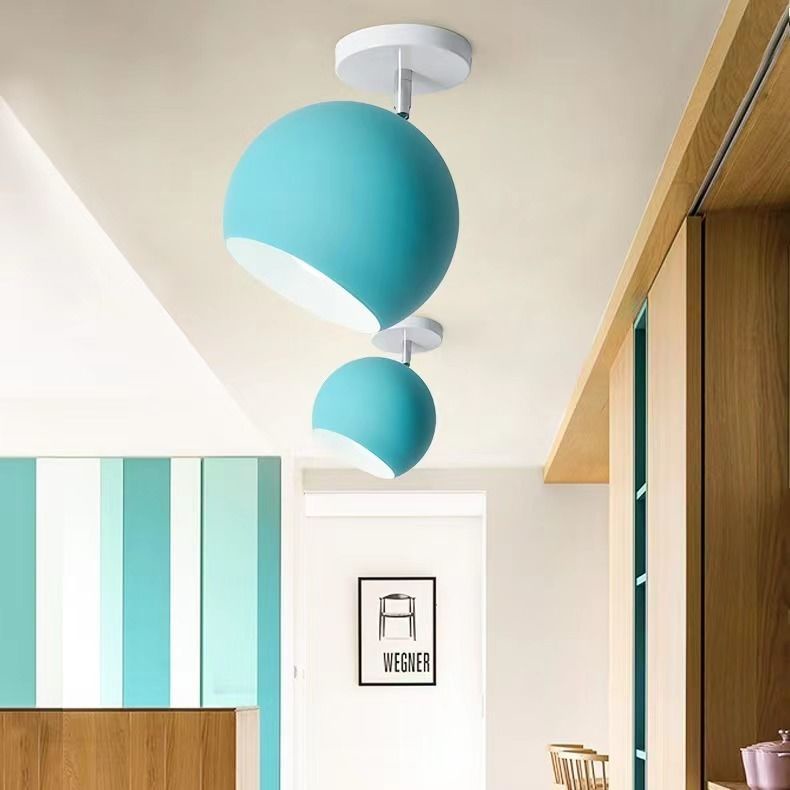 โคมไฟเพดาน-สไตล์นอร์ดิก-makaron-โคมไฟทางเดิน-โมเดิร์น-เรียบง่าย-สีเพดานกลม
