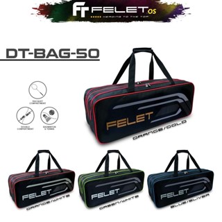 Felet ถุงซิปคู่ 50 DT-Bag-50 2 ช่อง สําหรับใส่ไม้แบดมินตัน