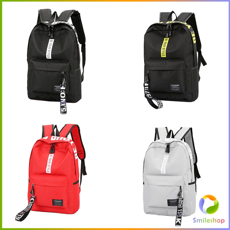 smileshop-กระเป๋าเป้สายเกาหลี-กระเป๋าเป้เดินทาง-กระเป๋าเป้ลำลอง-backpack