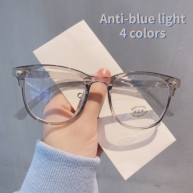 แว่นตา-ป้องกันแสงสีฟ้า-สีขาวใส