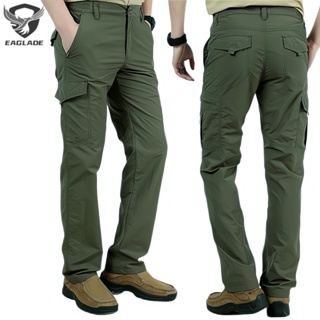 Eaglade กางเกงคาร์โก้ยุทธวิธี 105 น้ําหนักเบา แห้งเร็ว สีเขียว
