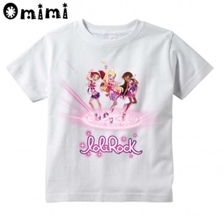 Kids LoliRock Magical Girl Design T-Shirts Cute Childrens Tops Boys/Girls casual T Shirt Summer Baby Tshirt_03