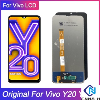อะไหล่หน้าจอสัมผัส LCD 6.51 นิ้ว สําหรับ Vivo Y20 LCD V2029 Y12s V2026 Vivo Y12s