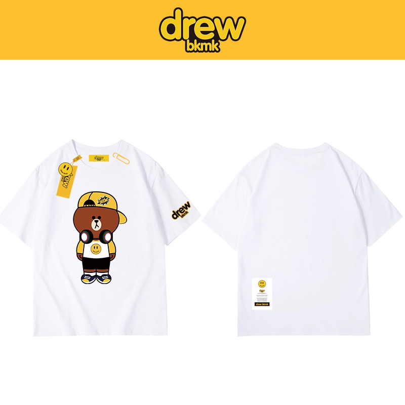 spot-bear-drew-smiling-face-t-shirt-house-co-branded-new-bieber-mens-and-womens-high-street-lovers-in-europe-and-01