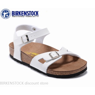 【Original】Birkenstock Rio Womens Classic Cork White Matte Sandals 34-41