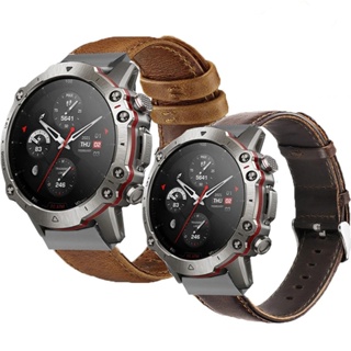 สําหรับ AMAZFIT FALCON สายหนังแท้ Qucikfit Band Smart watch สร้อยข้อมือ
