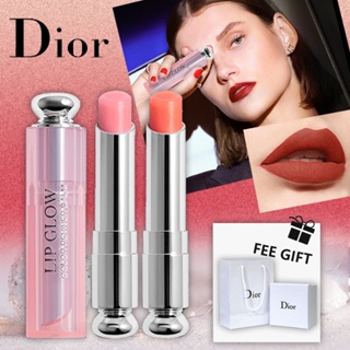 สินค้า 💋แท้100%Dior Addict Lip Glow Balm 3.5g #001 #004ดิออร์ ลิปบาล์ม/ติดทน/ให้ความชุ่มชื้น/การเปลี่ยนสี