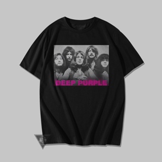 เสื้อยืด พิมพ์ลายโลโก้ Deep Purple Kaos Band คุณภาพสูง T011