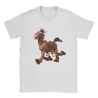 Toy Story 3 Bullseye T-Shirts for Men Disney Fun Cotton Tee Shirt O Neck Short Sleeve T Shirt 6XL Clothing_05