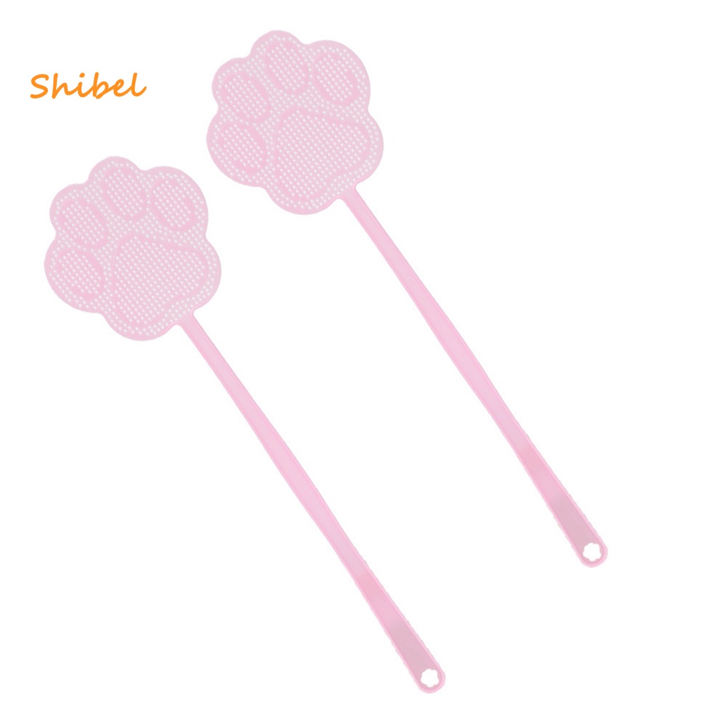 shibel-ไม้ตีแมลงวันน่ารัก-ใช้ซ้ําได้-สําหรับแขวนในร่ม-2-ชิ้น
