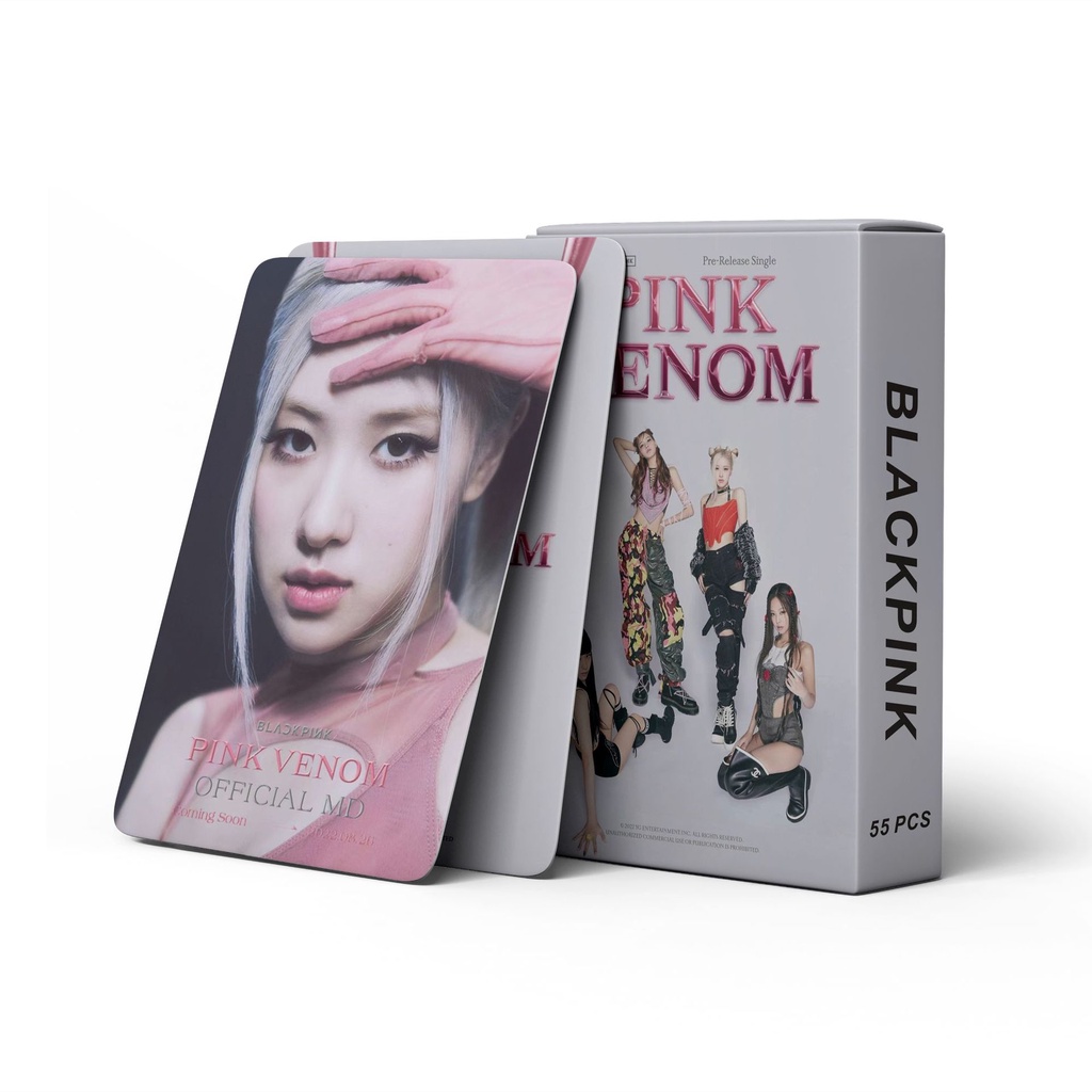 โปสการ์ดโลโม่-ลายศิลปินเกาหลี-bp-pink-venom-lisa-rose-jennie-jisoo-สีดํา-สีชมพู-พร้อมส่ง-55-ชิ้น-ต่อกล่อง