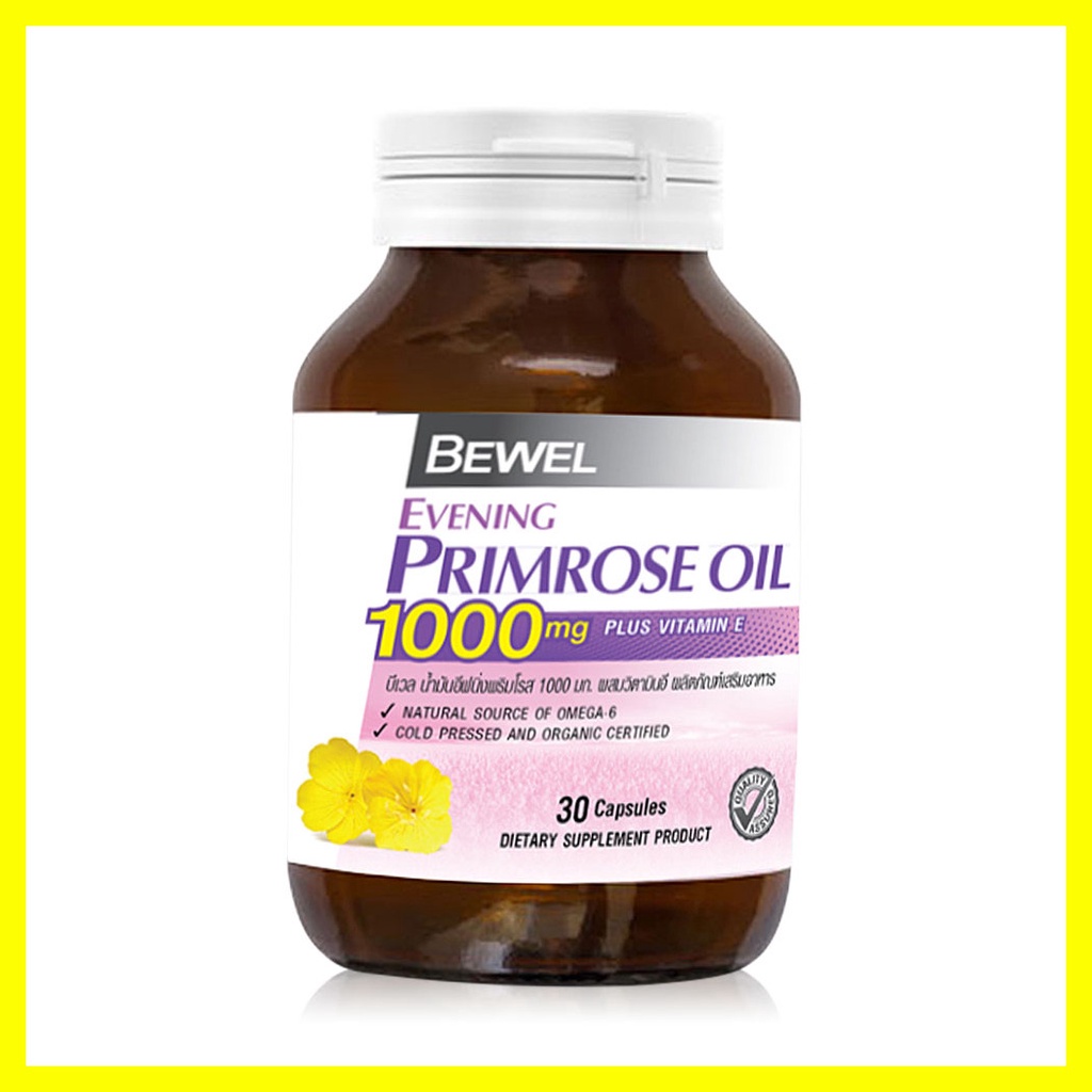 ภาพสินค้าBewel Evening Primrose Oil 1000mg Plus Vitamin-E 30 Capsules. จากร้าน konvy_officialshop บน Shopee ภาพที่ 2