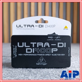 BEHRINGER DI-400P ULTRA DI Passive ไดเร็คบ็อก ดีไอ เหมาะสำหรับใช้งานกับเครื่องดนตรี ช่วยลดสัญญาณรบกวน DI 400 P DI400P...