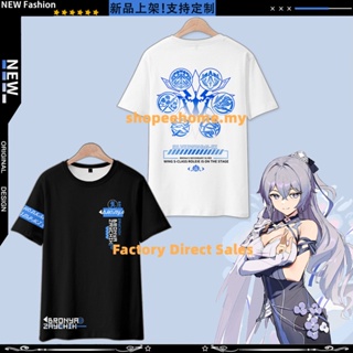 2022 New Anime Honkai Impact 3 Bronya Zaychik T Shirt Japanese Anime Mens Loose Womens Casual 3D Printing Short S_01