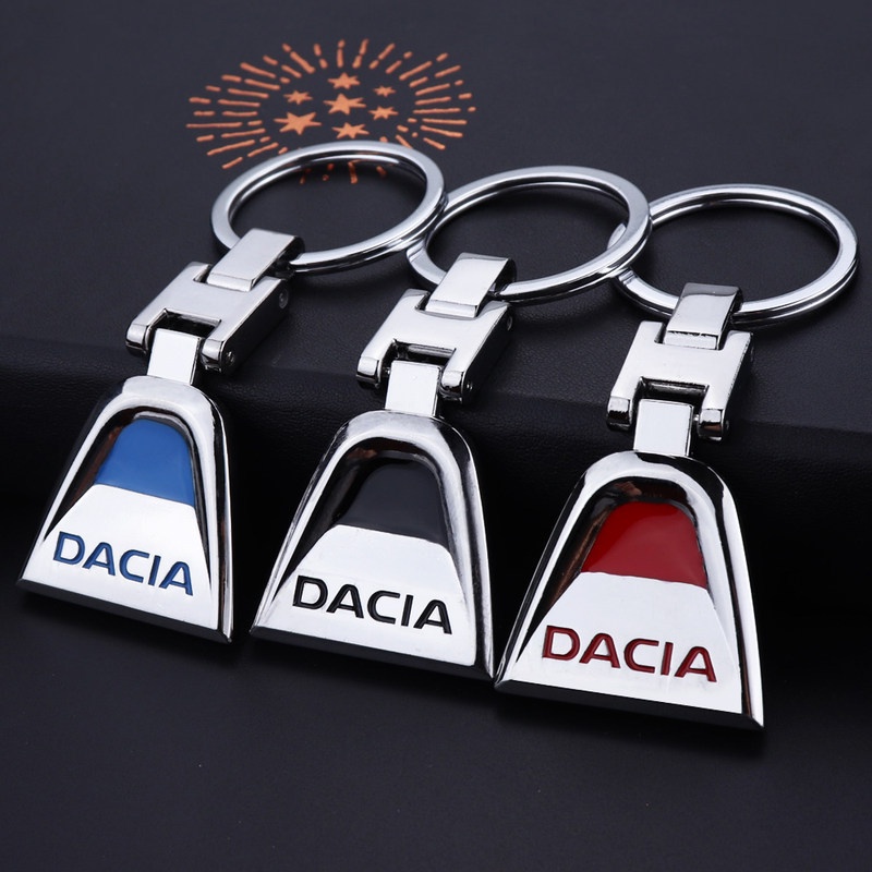 พวงกุญแจโลหะ-รูปตราสัญลักษณ์-dacia-คุณภาพสูง-สําหรับรถยนต์