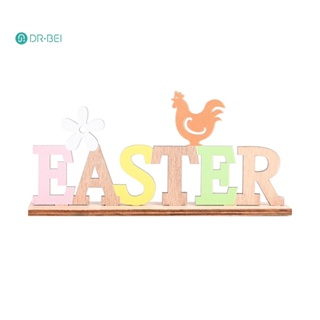 Dr BEI จี้ไม้แขวน รูปตัวอักษร Hello Spring Easter สําหรับตกแต่งบ้าน ปาร์ตี้ เทศกาล